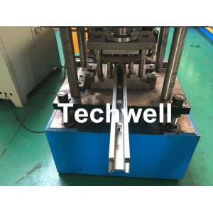 Buy cheap Custom Made Sliding Shutter Door Guide Rail Roll Forming Line With Chain Drive from wholesalers