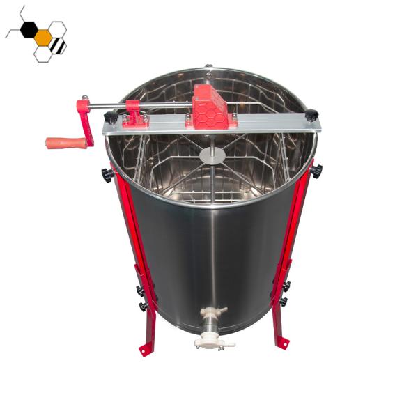 Quality 201SS Barrel Centrifugal 4 Frame Manual Honey Extractor for sale