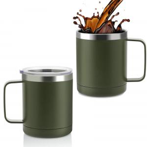 Buy cheap 12oz Stainless Steel Insulated Coffee Mug With Handle Double Wall from wholesalers