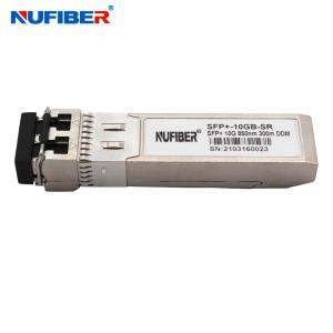 Buy cheap MMF Duplex 850nm 300m 10G SFP+ SR LC DDM Optical Transceiver from wholesalers