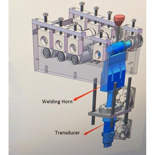Small 20Khz Sealing And Cutting Ultrasonic System For Surgical Mask Making Device