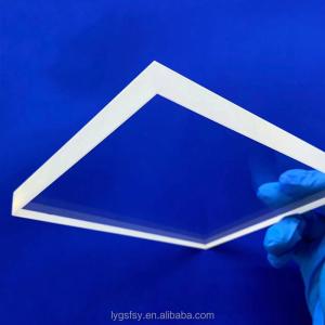 Precision Optical Applications Quartz Glass Plate With Advanced Technology And