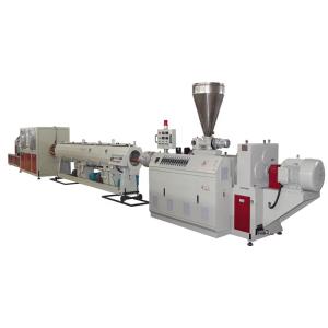 Buy cheap Customized Long Service Life PE Pipe Extrusion Line for Horizontal Extruder Machine product