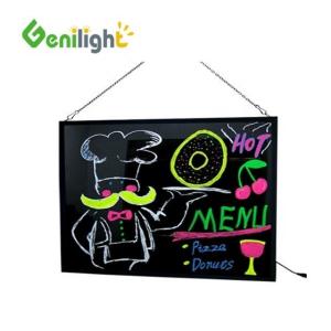 Buy cheap Rectangle Type 60*40cm Acrylic Board RGB Magic LED Writing Sign with Anti-wind Ability from wholesalers