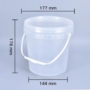 Buy cheap 3L Recycled Clear Painting PP Plastic Bucket and Acceptable Customer's Logo Acceptance from wholesalers