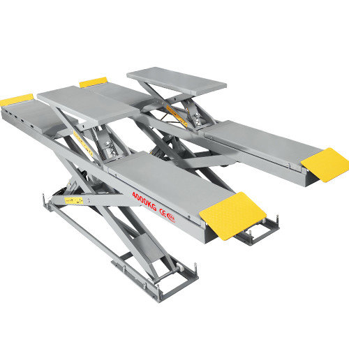 Quality 4000kg Wheel alignment scissors lift with 4.5M platform with CE for sale