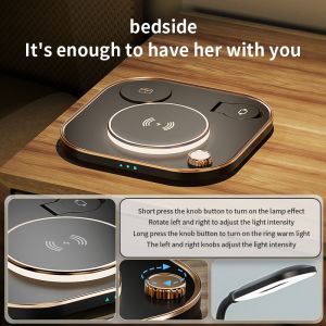 Buy cheap Triple in one high-speed charging, Endless dimming night light,Multi functional wireless charger, bedside table top from wholesalers