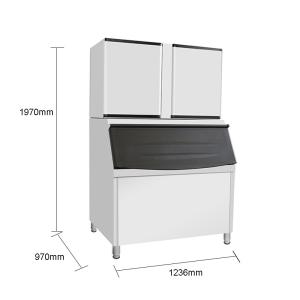 Buy cheap 60HZ LZ-3300 Cube Ice Maker with 500KG Ice Storage Capacity and 13A Electric Current from wholesalers