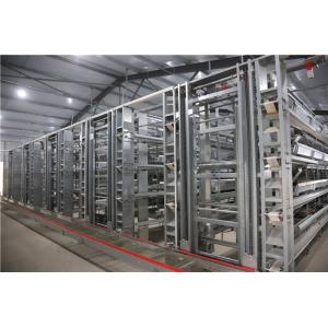 Buy cheap Galvanized Steel Poultry Egg Collection System Electrostatic Spray from wholesalers