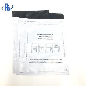 Buy cheap Customized Security Evidence Bags Bank Deposit Tamper Proof Plastic Envelopes from wholesalers