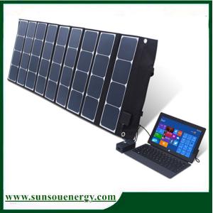 Buy cheap 100w to 180w folding solar panel / foldable solar kits for big battery and vedio / camera with dual voltage controller from wholesalers