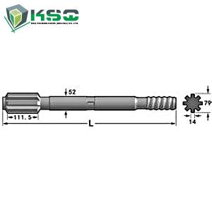 Buy cheap T51 Thread Drill Shank Adapter  Drilling Tools With CNC Milling from wholesalers