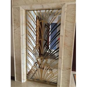 Mirror Gold Stainless Steel Wall Panels For Facade/Wall Cladding/ Curtain Wall