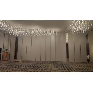 Buy cheap Easy To Install Folding Partition Wall With Movable Feature Top And Bottom Seal Double Seal Rubber Heigth 2000-6000 Mm from wholesalers