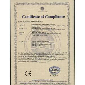 Shenzhen Vital enterprises Co.,Ltd Certifications
