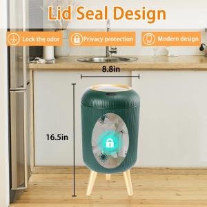 Buy cheap 3GL Automatic Trash Can Motion Sensor Kitchen Garbage Can Plastic Electric Smart Garbage Bin from wholesalers
