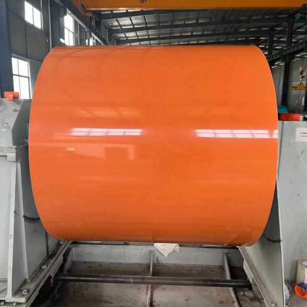 Quality Orange Color Coated Aluminum Coil For Production Roofing And Facade Wall for sale