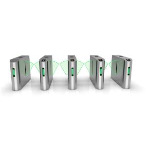 Buy cheap Access Control Glass Flap Turnstile Gate For Business Center CBD Office Buliding from wholesalers