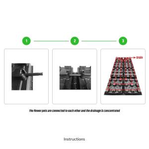 Buy cheap Plastic Tray Garden Planter for Garden Usage Terrace Roof Top Planting Made Simple from wholesalers