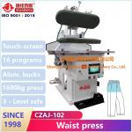 Buy cheap Full Range Trousers Ironing Machine With Mitsubishi PLC Fast High Pressure from wholesalers