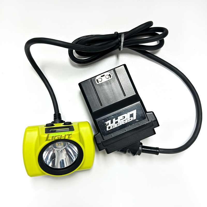 Buy cheap Waterproof Led Mining Headlamp 14Ah Rechargeable Li-ion Battery Anti Explosion Engineer PC Material LED Miner Cap Lamp from wholesalers