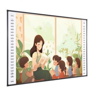 Buy cheap Infrared Interactive Whiteboard IR Touch Frame USB Port 82 Inch 10 Points Smart Whiteboard White Board For Nursery Kids product