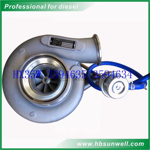 Quality Holset Auto Turbo Charger / HX35W 3594635 6BTAA 6BTAA Cummins Turbocharger for sale