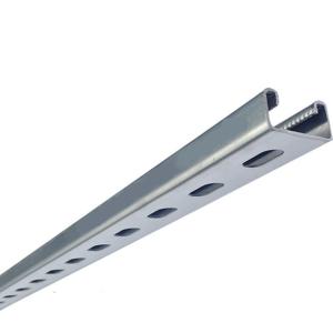 Buy cheap Durable U Channel Strut C Channel Easy Installation Load Capacity 2.50kg/m 1.5mm 3m/6m Length from wholesalers