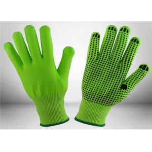 Buy cheap Black Nitrile Dots Puncture Resistant Gloves , Nitrile Work Gloves EN388 Certificated from wholesalers