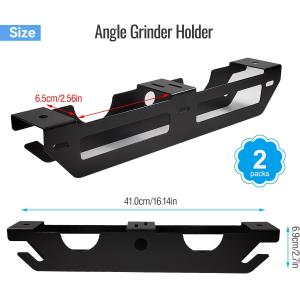 2 Bay Power Angle Grinders Holders Fabric Type Wire Stand Power Angle Grinders
