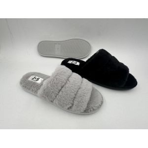 Buy cheap OEM Color Womens House Slippers Open Toe Styles With Different Trims from wholesalers