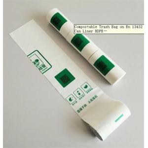 Buy cheap 25mic Biodegradable Plastic Carry Bags EN13432 Biodegradable Retail Bags from wholesalers