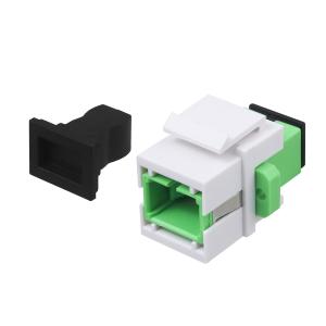 Buy cheap Fiber Optic Keystone Jack Adapter SC APC Singlemode Simplex Optical Coupler from wholesalers
