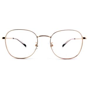 Buy cheap FM2582 Lightweight Round Metal Glasses Frame , Customized Optical Spectacle Frame from wholesalers