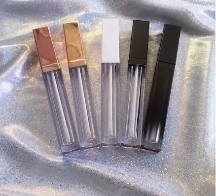 Quality Eco Friendly 3ml 20ml Square Lip Gloss Tubes Plastic Custom Color for sale