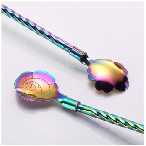 Buy cheap Colorful Reusable Stainless Steel Straws With Spoon Rust Resistant from wholesalers
