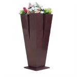 Buy cheap X Type Rose Gold Stainless Steel Plant Pots Cross Tall Vertical from wholesalers