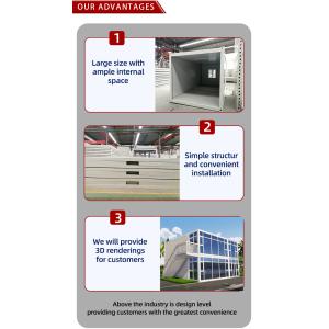 Buy cheap Modern Design Style Foldable Luxury Storage Container House for Furniture Hotel from wholesalers