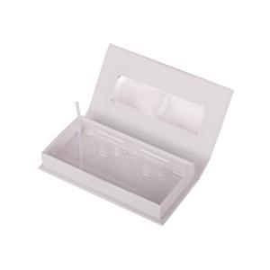 Buy cheap Shiny Gold Marble Cardboard Eyelash Box With Visualization Window from wholesalers