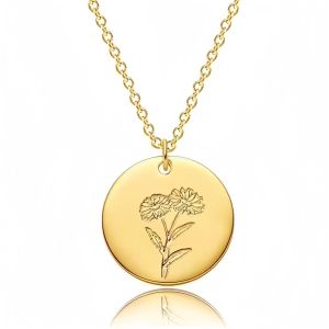 Buy cheap Handmade Personalized 18K Gold Plated Pendant Necklace with Link Chain for Custom Jewelry product