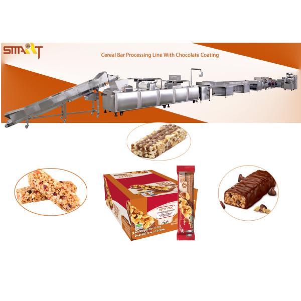 Buy cheap 540mm 300kg/H Dry Fruit Bar Processing Line With Chocolate Coating from wholesalers