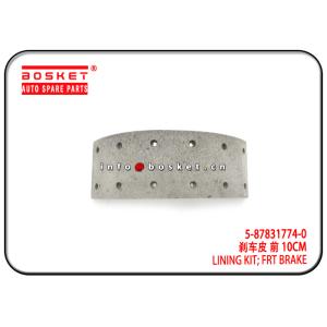 Buy cheap 5-87831774-0 5-87870028-0 5878317740 5878700280 Front Brake Lining Kit Suitable for ISUZU 4HF1 K4459 NPR66 from wholesalers