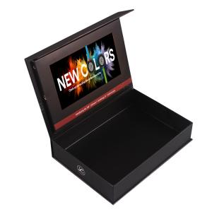 Buy cheap 7 inch LCD screen boxes custom packaging and media LCD video gift box for advertising video box from wholesalers