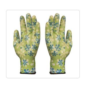 Office General Work Transparent Nitrile Gloves With Seamless Polyester Liner