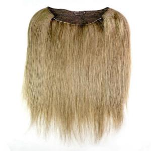 18" 20" 22" 24" Qingdao Factory Light Color Halo Flip In Hair Extension With