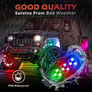 Multi Color Chasing Neon Light Kit with Remote Control and 50000 Hours Working