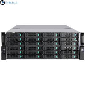 Buy cheap H.265 128CH 4K 5MP 24 SATA HDD 640M incoming bandwidth intelligent analysis function NVR network security system from wholesalers