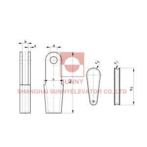 Buy cheap 5 Size Galvanized Surface wire rope socket For Elevator Traction System from wholesalers