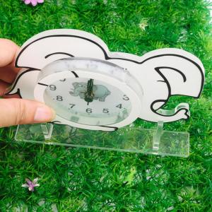 Buy cheap Creative CMYK Printing Anime Alarm Clock Elephant Shaped Sweep Movement from wholesalers