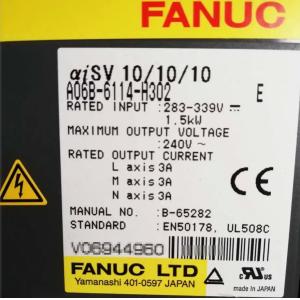 A06B-6117-H302 1 Piece MOQ Fanuc AC/DC Servo Drive for Industrial Automation